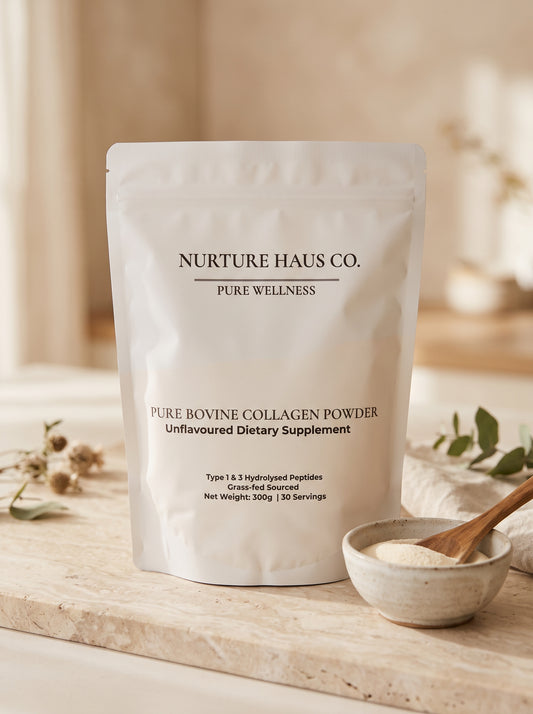 Nurture Haus Pure Hydrolysed Bovine Collagen Peptides (300g)